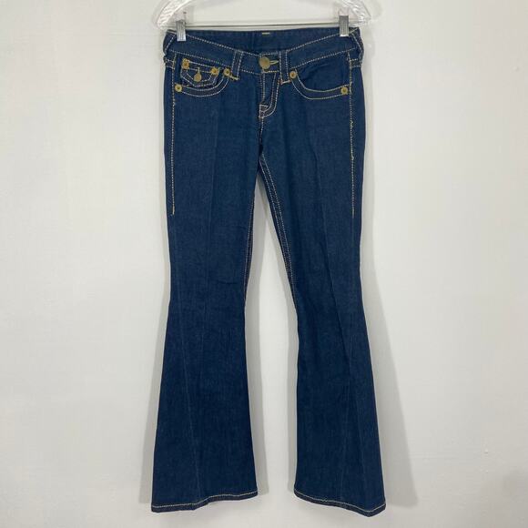 True Religion Joey Big T Flare Twisted Leg - Picture 1 of 6